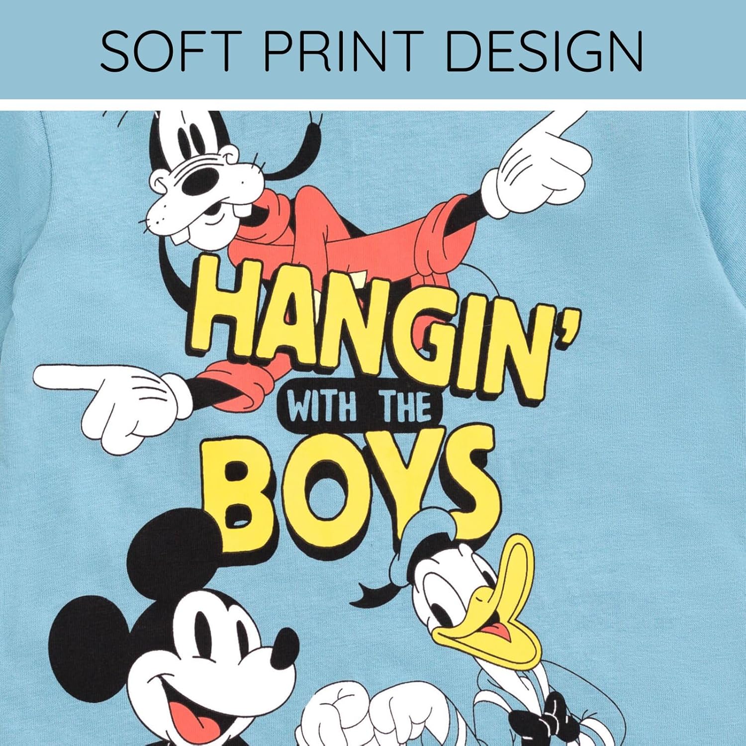 Disney Mickey Mouse Boys T-Shirt Mesh Shorts Set
