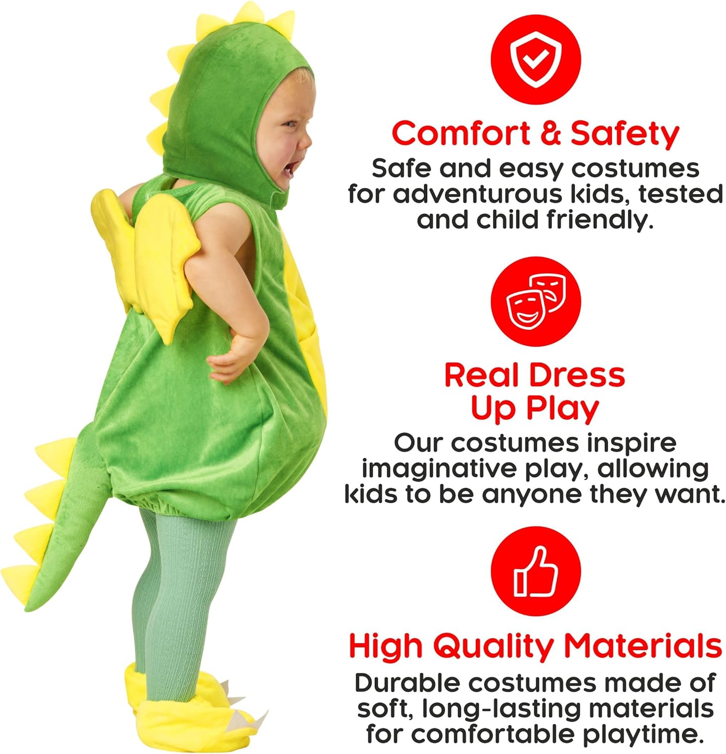 Whats on theCard Morph Toddler Dragon Costume