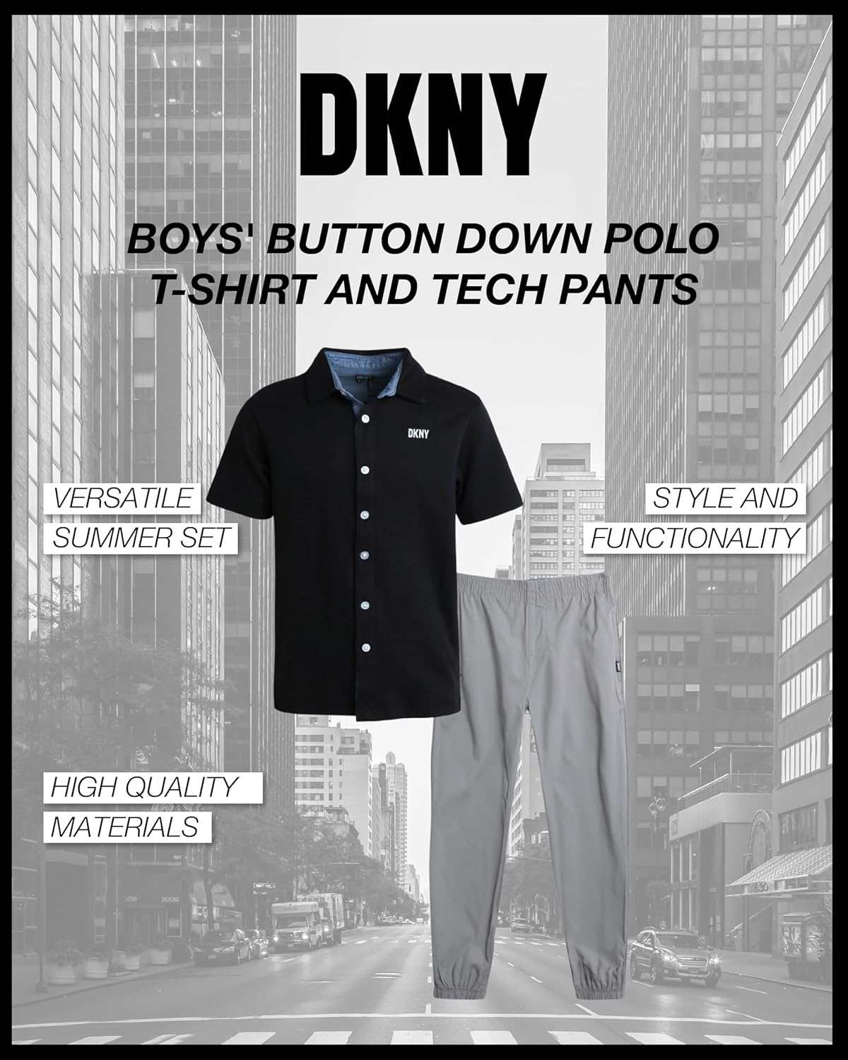 DKNY Boys Perfect Fit 2-Piece Set