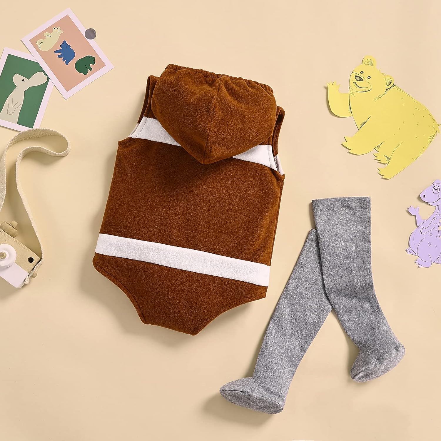 SAYOO Baby Halloween Unisex Cosplay Fleece Romper