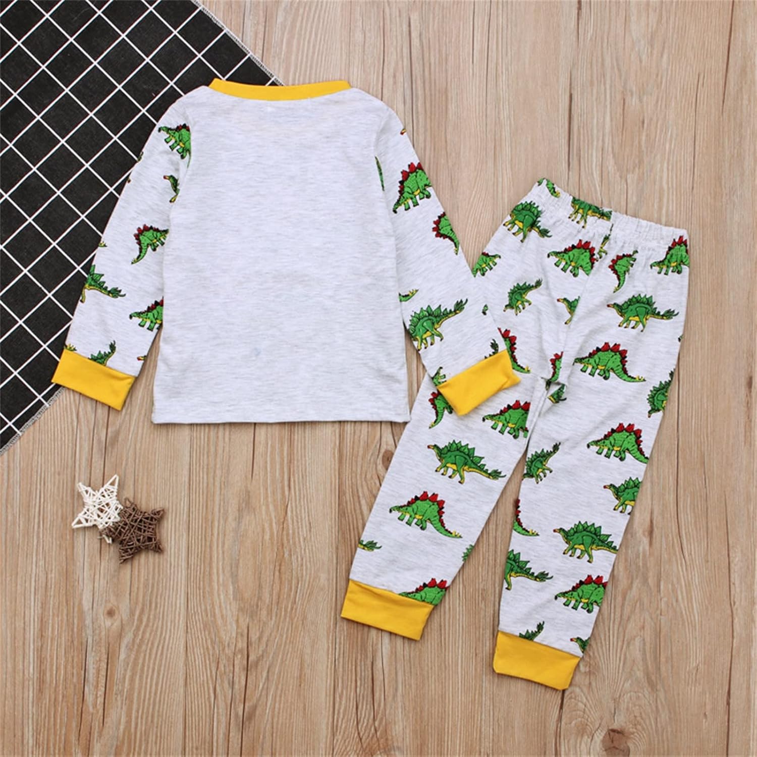 Dinosaur and Halloween Christmas Toddler Boys Outfit Set