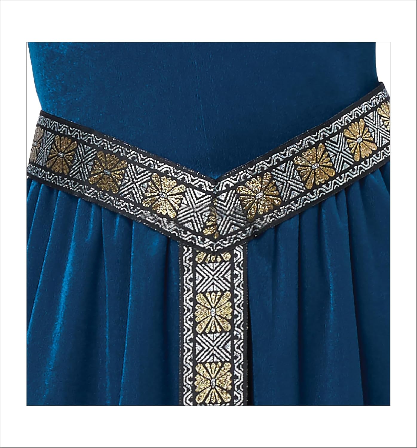 Medieval Princess Gown Giggling Girls Costumes Glowin Gold Details