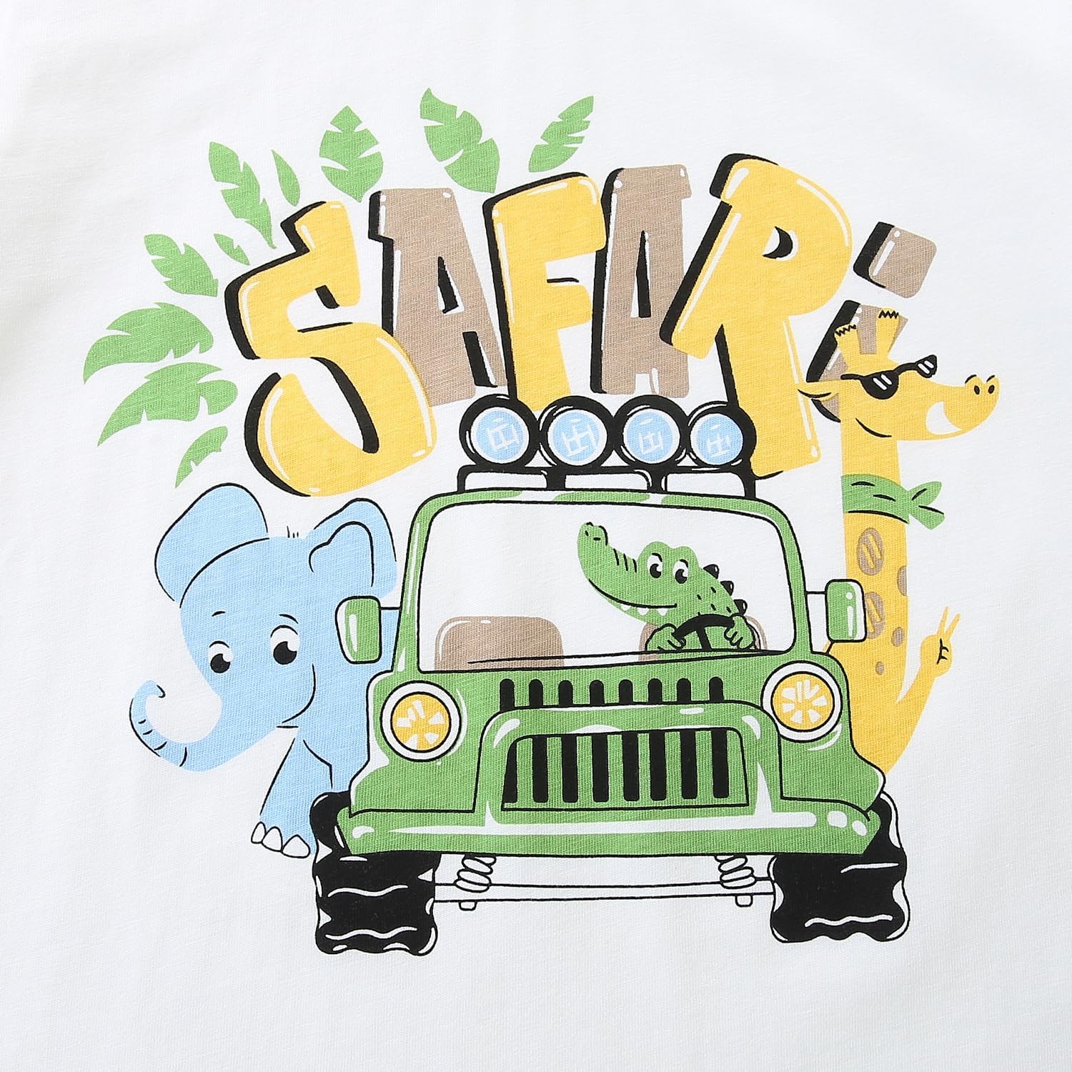 Bumeex Toddler Boys Safari-Jeep Set Soft Comfortable