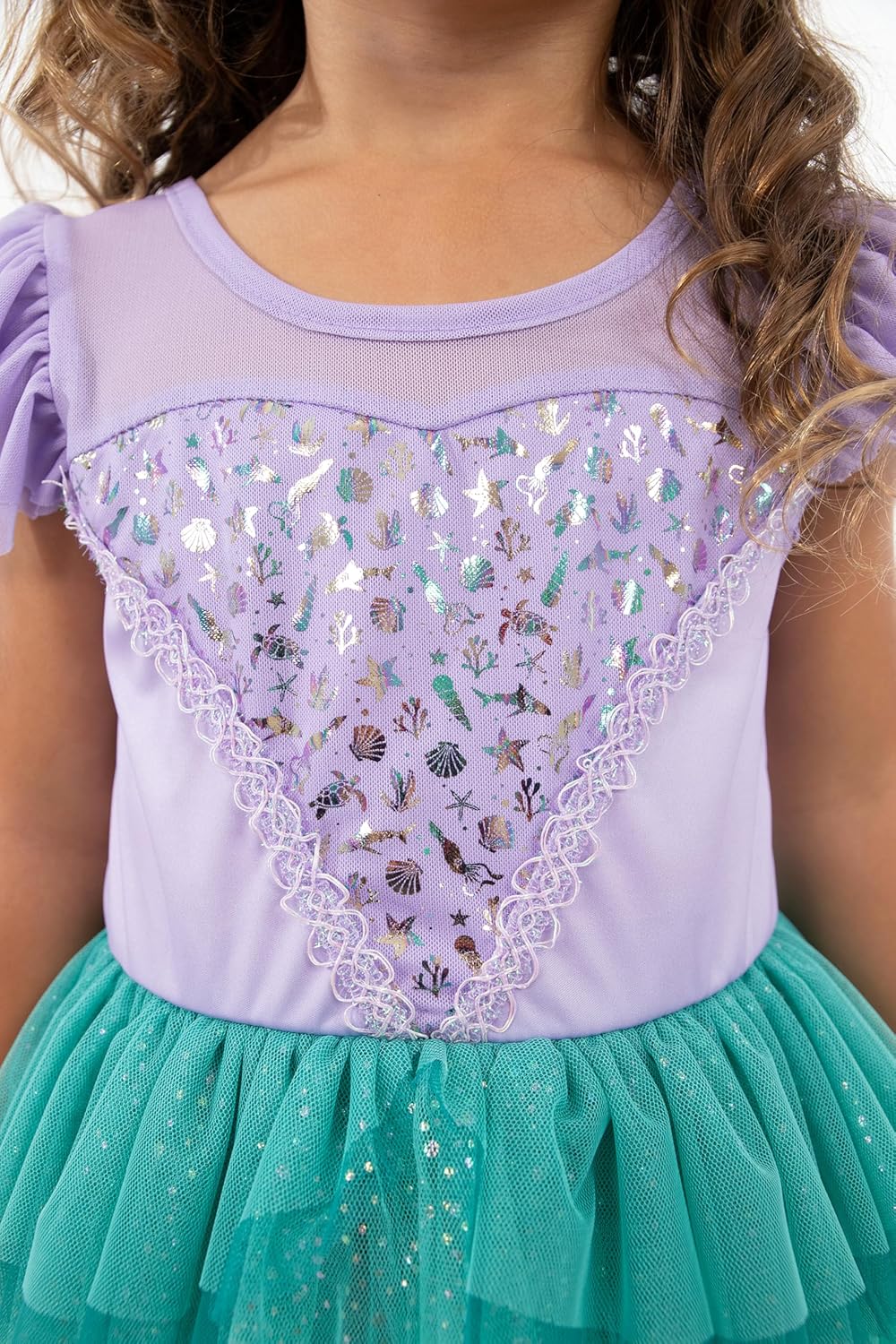 Little Adventures Mermaid Party Dress Style Mermaid Costume for Girls
