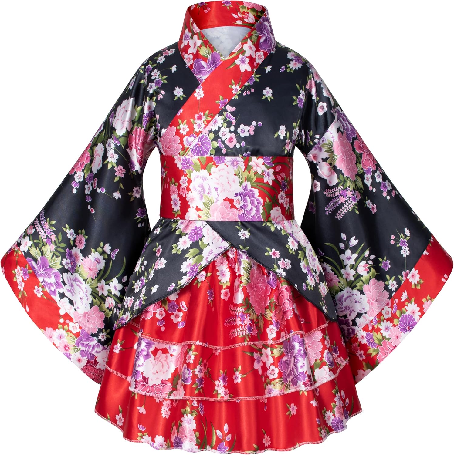 Japanese Trad Kids Kimono Robe Set 6 Piece Sizes 100-150cm
