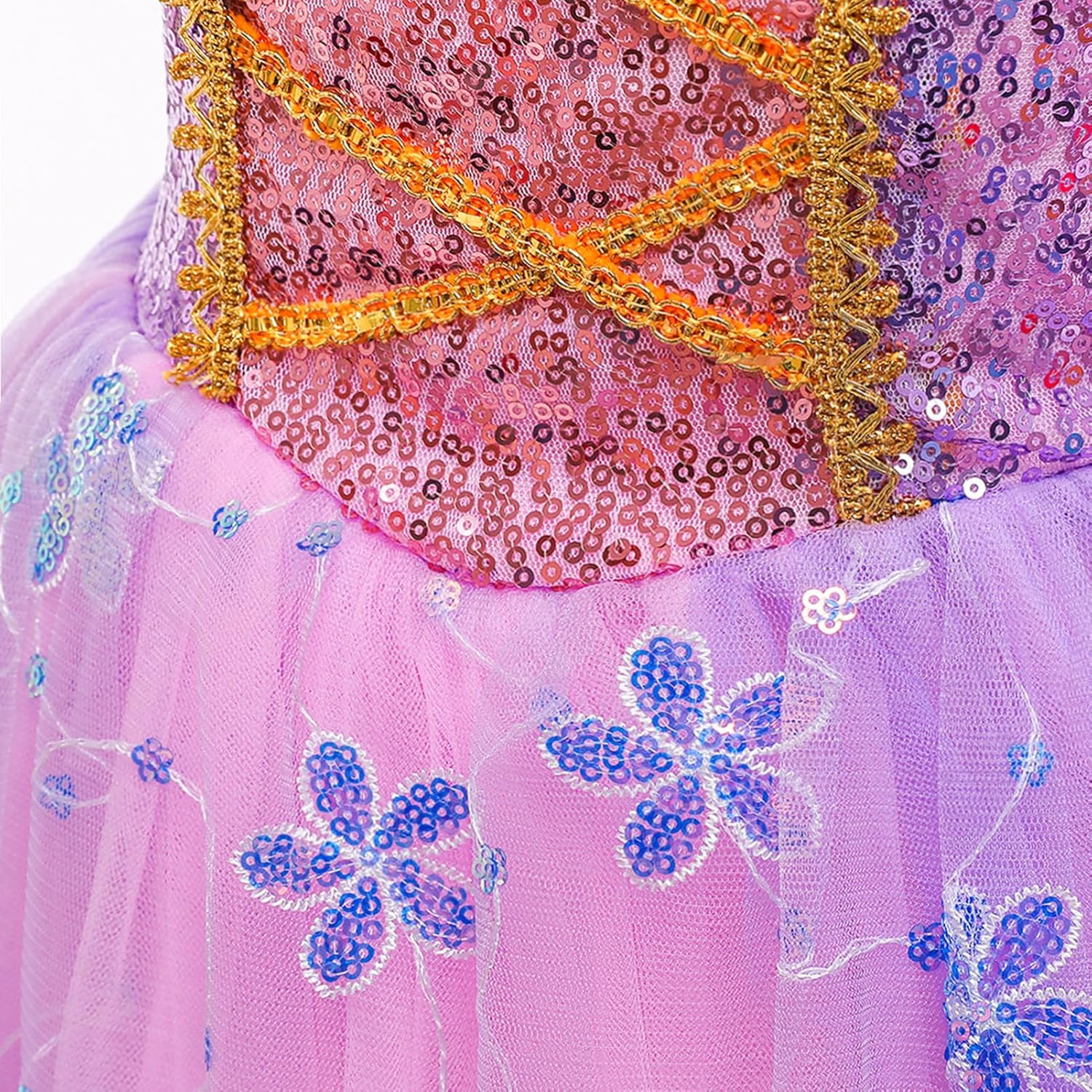 LED Princess Full-Accessories Preschool Princess Halloween Costume
