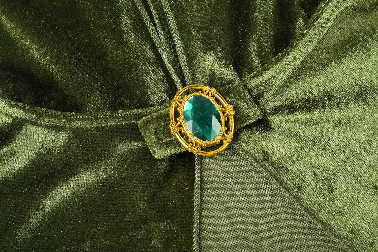 Elegant Archer Green Costume
