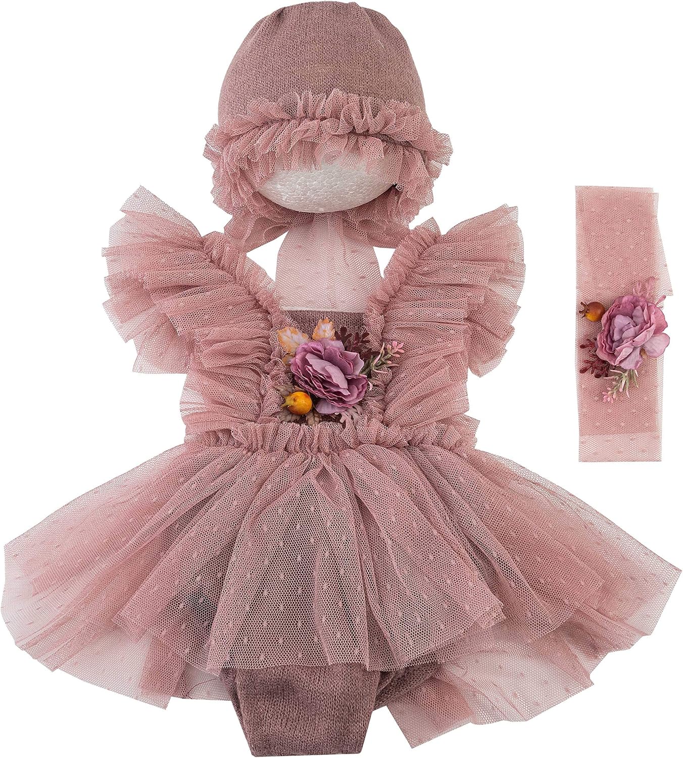 Vemonllas Newborn Baby Girls Photo Props Set